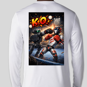 "KO!" Back Design Limited Long Sleeve T-Shirt