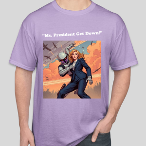 "Ms. President Get Down!" Blue Slushy T-Shirt